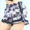 Top Sale Ladies polyester elastane crazy running custom gym blank camo bodybuilding dri fit fancy compression shorts