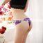 Stock 2016 New brand diamond Ice silk transparent panties everyday women's clothing intimates cotton women briefs sey girls unde