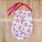 Baby Floral Patterns Vintage Romper Toddler Girls Cotton Sleeveless Bodysuit Infant Summer Clothing