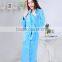 Popular Warm Extra Long Robes Blue Cotton Terry Bath Robes For Mens & Womens