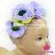 Remake Photo Props Plain Color Fabric Bulk Flower Festival Kids Hairband Beach Baby Girl Headband