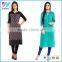 Ladies Fashion Apparel Cotton Om Printed Long Kurta
