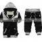Custom Latest Design Men's sports set hoodies zipper short sleeve Tracksuits