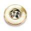For Garment Accessoires Eco friendly UV Plating Shinny Silver Button ABS Button