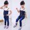 New Hot Girls Kids Childrens Denim Pants Overalls Jeans Bib Casual Clothes Blue