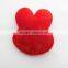 Wholesale cute artificial flower rabbit hair accessories garment accessory craft findings charms for children