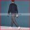 Shuliqi Wholesale Men Latest Design Tracksuit Contrast Trouser Plain Cotton Mens Tracksuit
