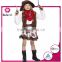 Onbest China wholesale lovely doll cute maid carnival career costume with red hair for kids