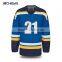 custom ice hockey uniform/sublimated hockey jerseys tackle twill made in china