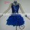 L-1112 2014 Girls' latin ballroom competition dance dress