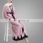 2017Best Women Design New Arrival Lace And Beading Muslim Abaya Long Sleeves Dubai Arabic Kaftan Cardigan Fashion Kimono
