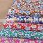 flower print 100% cotton poplin fabric for shirt
