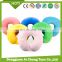 factory custom low price soft plush letter U shaped neck pillow can be buckled