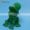 Wholesale Cute Green Soft Plush Frog Stuffed Toy with cute hat