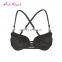Black Removable Straps Invisible plus size ladies sexy stylish sexy bra