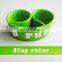 Wholesale Custom Cheap Multifunction Silicone Ruler Slap Bracelet