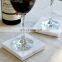 hexagon blank marble acrylic coaster,marble coaster