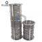 Wedge Wire Screen Filter Basket for Animal Manure Dehydrator