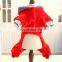Autumn and winter Soft Dog Clothes Teddy Bear Pet Plush coral fleece coat Clothes