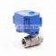 2 way 3/4'' brass motorized ball valve with Female and male thread