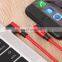 aluminum alloy elbow charging cable sale products micro usb charging cable for android