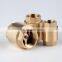 OEM 1/2 3/4 1 11/4 2 Inch NPT Brass Water Vertical Spring Loaded Ball lift Check Valve