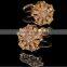 Cufflink 1Pair Gold Star Rhinestone Crystal CZ Fashion Men Gift Wedding Party