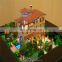 beautiful villa architectural model design ,3D rendering miniatures