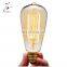 Tonghua Vintage Amber Glass Shell Edison Filament Bulb ST64-19AK E27 E26 Lamp Holder Dimmable Pendant Lamp