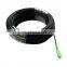 Skylynn factory price mini sc optitap SCAPC outdoor waterproof black 1core FTTH fiber optic drop cable patch cords
