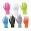 Factory Price White Fingertip Coated PU Safety Gloves Top Fit Gloves