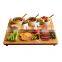 Bamboo Cheese Board/Charcuterie Platter - Includes 3 Ceramic Bowls with Bamboo Spoons & Cheese Markers 13\