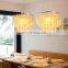 Nature White Sea Shell Bulb Lamp Pendant LED Lighting Fixture For Indoor Bedroom Hotel