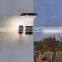 Aluminum Sun Energy Round Wall Mount Garden Wall Light Solar LED Wall Light