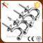 Fancy & Decorative quality magnetic chrome ball end curtain tieback/tassel hooks /drapery hooks