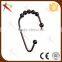 High quality curtain rings hooks clips/decorative hook for shower curtains
