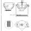 1000L commercial electric cooking pot with mixer