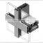 Aluminum Alloy Energy Saving Soundproof Reflective Low-e Insulated Glass Curtain Wall