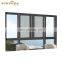 JYD Client Specification Skylight European Style Double Glass Sliding Folding Window Aluminium Sliding Windows