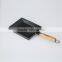 Mini cast iron frying pan with wooden handle