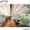 slope roof thermal broken aluminum glass heat break Conservatory with shutter