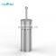Fun Design Metal Stainless Steel Toilet Brush Whale Heart Star Shape Hollowed Toilet Brush Holder for Bathroom