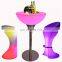 outdoor round party cocktail night club furniture led bar tables party chair table set high chair cordless luminous bar tables