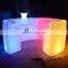 water bubble bar counter /led outdoor illuminated RGB portable led night club luxury bar counter table with wireless