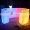 led bar furniture  /New Fashion Bar Chair PE modern RBG Glowing Outdoor illuminated led bar counter Guangdong