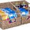 Vietnam naturel high quality laundry basket Hand Woven seagrass Wicker Baskets with Built-in Handles,  rattan basket