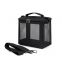 audio carrying soft case  Four-sided mesh audio bag