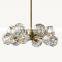 Hanging lamp home decor nordic modern gold luxury steel k 9 crystal chandelier pendant lamp BOULE DE CRISTAL CHANDELIER