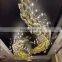 Villa Wedding Hall Hotel Custom Glory Glass Chandelier Banquet Hall Creative Art Glass Hanging Pendant Light Chandelier