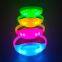 Custom LOGO 4 LED Lights Glow Wristband Light up LED Remote DMX Controlled Bracelets